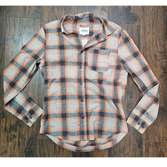 UpWest Echohemp Tencel Button Down Shirt - Men's Extra Small - Picture 1 of 3
